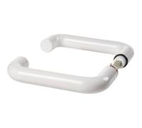 Béquille de porte double renforcée blanche - Carré 7 mm - NY94F - Normbau