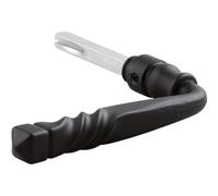 Béquille de porte simple acier noir - Carré 7 mm - Armorique - Brionne