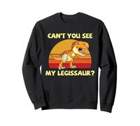 Béquille de récupération de Jambe cassée Dinosaure Legissaur Humour pour Enfants Sweatshirt