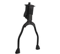 Béquille de vélo pliable réglable à double pied - Support de vélo à montage central pour vélos de montagne et de route - Convient aux cadres de 26 pouces et plus - Support de