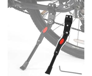 Béquille de Vélo pour Focus Izalco Max Disc 2019-, Réglable AntidéRapante Alliage D'Aluminium Stable Béquille Support Pied Latéral Arrière,C-Black
