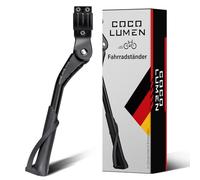 Béquille de vélo réglable en hauteur - 24 à 28 pouces - Pied de support de vélo jusqu'à 35 kg de charge - Béquille centrale pour vélo électrique, vélo de trekking, VTT, vélo de ville