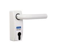 Béquille débrayable revers condamnable par clé TESA - Blanc - MMODMBSCBL
