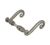 Béquille double Aquitaine fer patiné 2 portées carré 6mm - - 14785