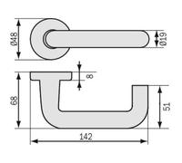 Béquille double Arcolor 232 BEZAULT - Blanc - 0081210