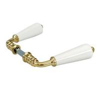 Béquille double CANON carré de 6mm laiton - MERIGOUS - V630211100G Noir G