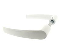 ALPERTEC Béquille double pour porte – carré 6 mm – aluminium blanc