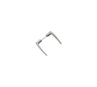 Béquille Double Carré De 6 Aluminium Poli - Alpertec