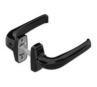 Béquille double Crystal noire RAL9005 - LA CROISEE DS - DS8000-013