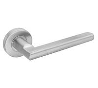 Béquille double inox JADE 1694 sur rosace bec de cane - - B-INOX-16
