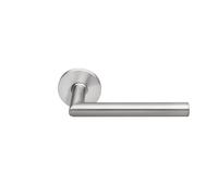 Béquille double inox Jade SLIM sur rosaces bec de cane - HERACLES