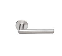 Béquille double inox Jade SLIM sur rosaces bec de cane - HERACLES