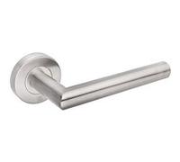 Béquille double JADE 1394 sur rosace inox brossé - HERACLES - B-INOX-03 Inox