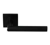 Béquille double JADE slim sans rosace diamètre 19mm carrée noir PVD - HERACLES - B-INOX-SLC02N