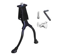 Béquille double jambe de vélo - Béquille à libération rapide pour vélos de route, support en métal stable pour le cyclisme, la montagne, l'équitation, le sport, le stationnement, les trajets en plein