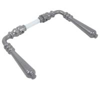 Béquille double Languedoc fer cémenté patiné 2 portées carré 8 mm BOUVET 016522