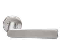 Béquille double massive sur rosace JADE 4005 inox - - B-INOX-BM05