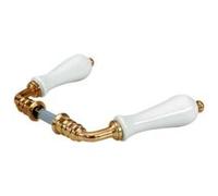 Béquille double rustique porcelaine de Limoges forme poire Uni G