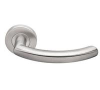 Béquille double sur rosace JADE 1094 inox brossé - - B-INOX-00