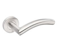 Béquille double sur rosace JADE 1494 inox brossé - - B-INOX-04