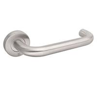 Béquille double XL sur rosace JADE bec de cane spécial PMR inox 1294 - - B-INOX-02XL
