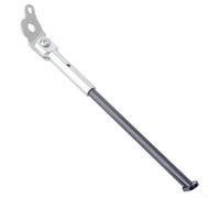 Béquille droite pliable pour roues de 50,8 cm compatible avec les modèles Dahon S20 P9 P10 406 facile à installer sur levier à dégagement rapide Stationnement stable Rose (argent)