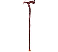 Béquille en bois de séquoia en forme de poire avec tête sculptée - Convient pour un robinet cadeau - Béquilles - 11.19 - Idéal pour les hommes ou les femmes ayant une activité active