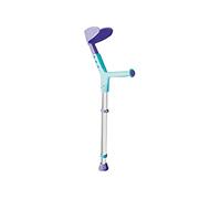 Béquille Enfant, Hauteur réglable, en Aluminium, Violet et Bleu