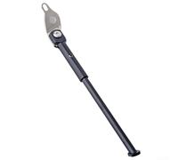 Béquille gauche pliable de 40,6 cm en alliage d'aluminium et acier inoxydable avec base antidérapante pour Dahon K3 Plus Velo 349 Series facile à installer (noir)