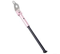 Béquille gauche pour vélo pliable de 40,6 cm avec levier à dégagement rapide, compatible avec les vélos pliants Dahon 349 et K3 Plus, fond antidérapant pour un stationnement sécurisé (rose)