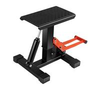 Béquille hydraulique pour moto, plate-forme élévatrice professionnelle pour moto, réglable en hauteur 25-40 cm, capacité de charge 200 kg, base en H avec coussinet en caoutchouc, pour garage et