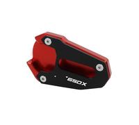 Béquille Latérale Agrandir Pad Pour SV650 SV650X Pour SFV 650 SV 650 SV 650X Béquille Plaque D'extension Pied Support Latéral Agrandisseur Plaque De Support