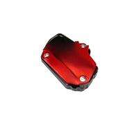 Béquille Latérale Agrandir Support Convient pour NSS Forza 350/300/250/125/150 Béquille Latérale Simple, Coussinet De Pied Élargi, Accessoires Et Pièces(Red (Shoe))