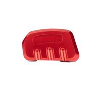 Béquille Latérale Agrandir Support pour pour PCX 160/150/125 2010-présent Support Latéral Modifié Béquille Simple Rallonge De Pied Agrandisseur De Chaussure Pad Accessoires(Red (Center Pad))