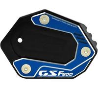 Béquille Latérale Anti-enfoncement pour B&M&W F800GS 2025, Accessoire De Stationnement Extérieur en Aluminium CNC pour Sol Meuble Et Herbe(Blue-2)