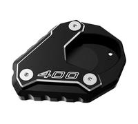 Béquille Latérale Béquille De Moto pour K&awasaki pour NINJA400 pour Z400 2018-2024 Extension De Béquille Latérale Élargie Extension Agrandir Pad(Noir)