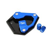 Béquille Latérale CNC Avec Valve Pneu Pour Honda Pour Africa Twin 1100 CRF1100L 2020-2022(1Set Bule)