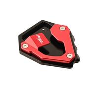 Béquille Latérale CNC Avec Valve Pneu Pour Honda Pour Africa Twin 1100 CRF1100L 2020-2022 Rue(Kickstand Red)