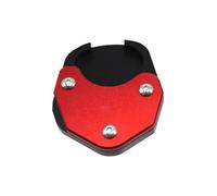 béquille latérale Coussin Convient pour Tiger Sport 660 2022 2023 Moto Pied Béquille Latérale Agrandisseur Plaque De Support Béquille Extension Pad Tiger660(Red)