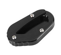 Béquille Latérale de Moto, Béquille Latérale de Pied de Moto CNC en Alliage D'aluminium Antidérapant Extension de Béquille de Pied de Moto Agrandir le Coussin pour Bonneville T100 T120(Noir)
