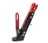 Béquille Latérale de Moto pour BMW F700GS F650GS Twin, Universel Antidérapant Réglable Durable Support Latéral Stationnement,D/Red