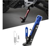 Béquille Latérale de Moto pour Peugeot XP400 2023, Moto Réglable Aluminium Renforcé Base Antidérapante Support Stationnement Stable Jeu,A Blue