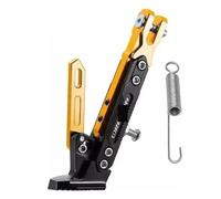 Béquille Latérale de Moto pour Piaggio Ape Classic, Support de Pied de Latéral Antidérapant Socle À Ressort Pied Accessoires,E/Yellow