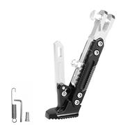 Béquille Latérale de Moto pour Piaggio X9 Evolution 125 250 500 2005 2006 2007,Support de Stationnement Réglable Support de Pied de Moto Alliage Support de Béquille,B