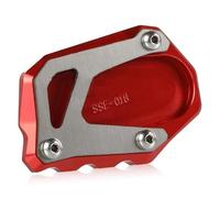 Béquille Latérale De Moto pour SU&ZU&KI GSXS 1000 GSX-S 1000 GSX-S1000 Katana 2019 2020 2021, Agrandissement De La Plaque De Support du Repose-Pieds(Red-4)