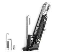 Béquille Latérale de Moto pour Suzuki V-Strom 800RE/ Strom 800RE Tour Bequille Moto Réglable Support de Stationnement Support de Pied de Moto,White