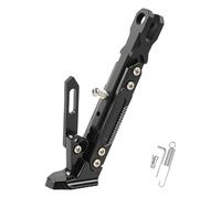 Béquille Latérale de Moto pour Yamaha Xmax 300 Tech Max, Antidérapant Stationnement Réglable Pied Stationnement Latéral Support Jambe,A/Black