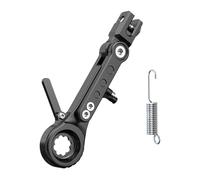 Béquille latérale de moto - Repose-pieds en aluminium robuste pour un stationnement stable | Latéral réglable pour moto électrique, en métal durable pour hommes, M