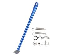 Béquille latérale en alliage d'aluminium CNC avec accessoire à ressort pour Husaberg FE 501 FE 250 FE 390 (tige bleue + pied gris) Béquille latérale pour béquille de stationnement de moto béquille la