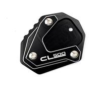 Béquille latérale Extension De Béquille Latérale De Moto, Plaque De Support pour H-Onda CL500 CL 500 2023(Nero)